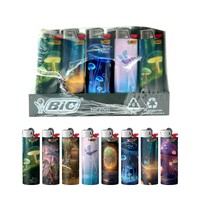 50x BIC Maxi Mushrooms Fairy Design Lighters Box J26