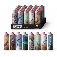 50x BIC Maxi Outdoors Hunting/Fishing Lighters Various Colour Box J26