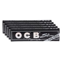 5 X OCB KING SIZE Ultra Thin Premium Papers Filter Tips Roll Paper Tobacco