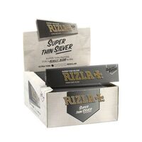 Rizla King Size Super Thin Silver Natural Rolling Papers Smoking