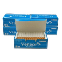 500x Venece Premium Charcoal Carbon Filter Tubes King Size Cork Tobacco Cigarette Blue