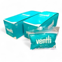 24 packs Ventti Menthol Super Slim 140 Filter Tip bag 2 x green box (3360 tips)