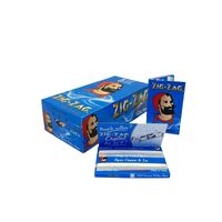 Box of 25 ZIG ZAG Regular Size Slim Blue Double Papers Cigarette