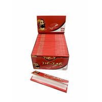 ZIG ZAG King Size Red Classic Cigarette Tobacco Paper Papers Box -ZIGZAG