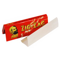 ZIG ZAG Papers Regular Red 50 Leaves Per Booklet Tobacco Paper Roll -ZIGZAG