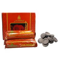 AL Fakher Quick Easy Light Coal Charcoal Smoke - Box of 100 Coals