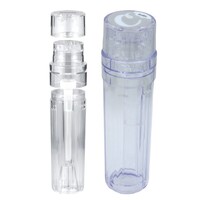 Clear Flower Tower Herb Grinder Cone Filler 3-in-1 Roller Cigarette Machine 