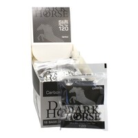 Dark Horse Ultra Slim Carbon Black 120 Filter Tip bag x 16 pack box - 1,920 tips