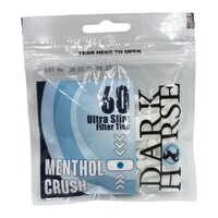 Dark Horse Ultra Slim Menthol Crush Blue 60 Filter Tip Bag