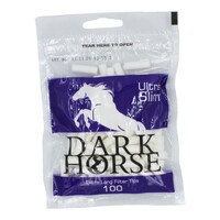 Dark Horse Ultra Slim Extra Long Purple 100 Filter Tip bag