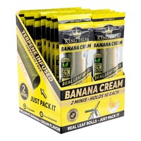 Box of 20 King Palm Banana Cream Flavoured Roll Smoking Tobacco Herbs