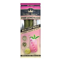 King Palm Pink Lemonade Flavoured Roll Smoking Tobacco Herbs - 2 Minis Per Pack