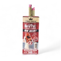 King Palm Peach The Game - Red Velvet - 2 Minis Smoking Roll Tobacco Herbs