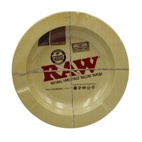 Raw Classic Metal Ash Tray Smoking Cigarette Tobacco