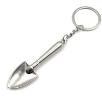 Shovel Keychain Spoon Stainless Steel Scoop Shovel Keyring